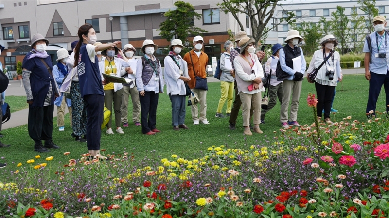 はなふるの見学の様子