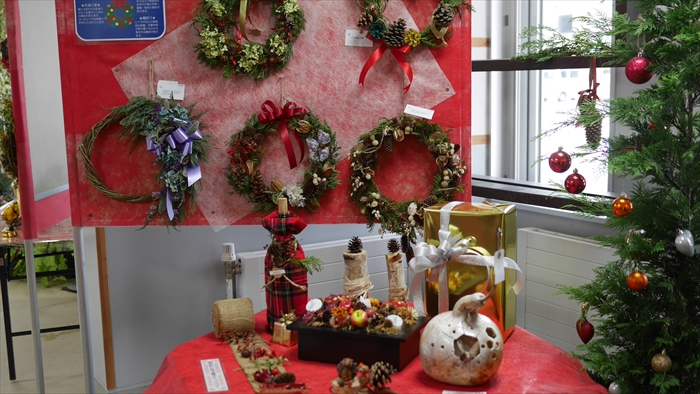 センター内の装飾
