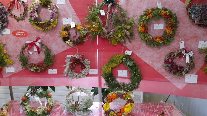 手づくりのリース