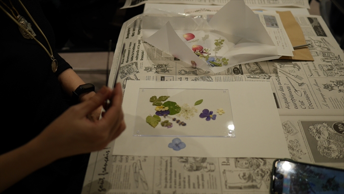 フレーム制作の様子