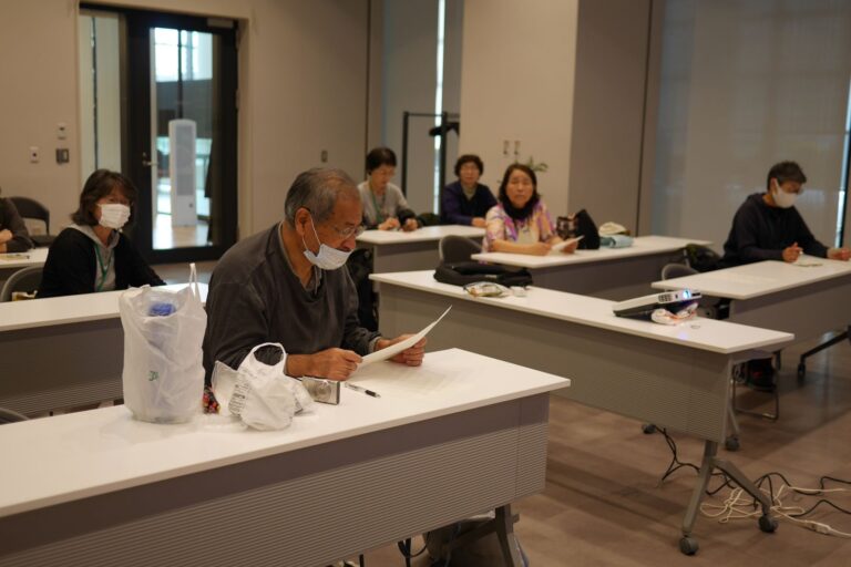 振り返り会の様子