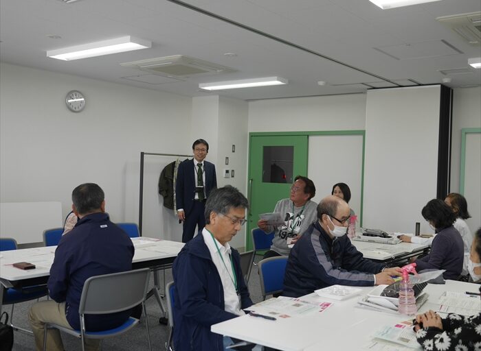 山田先生のご挨拶の様子