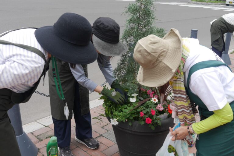 講師が切り戻すところを教えている様子