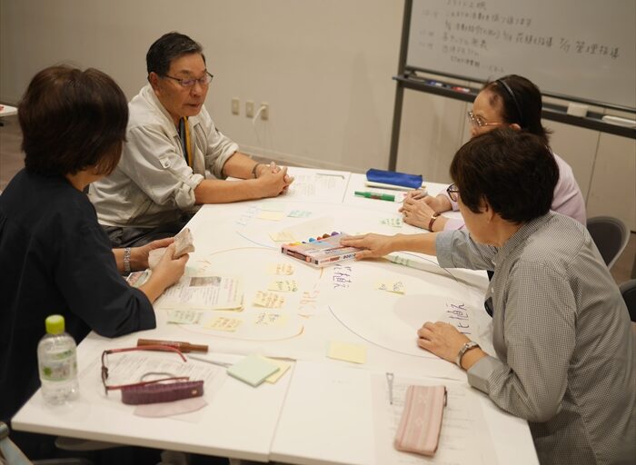 グループに分かれての話し合い