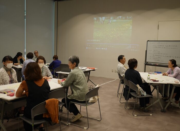 大通公園2丁目花壇振り返りの様子