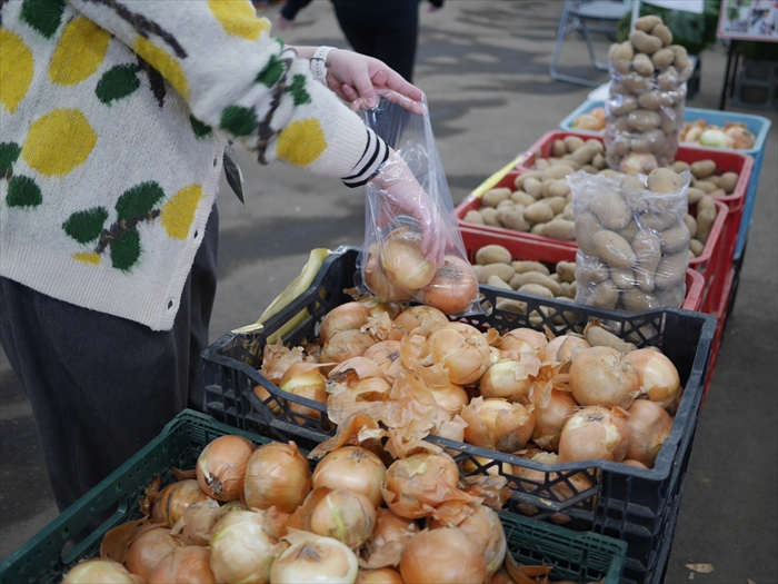 ジャガイモとためねぎの爪放題