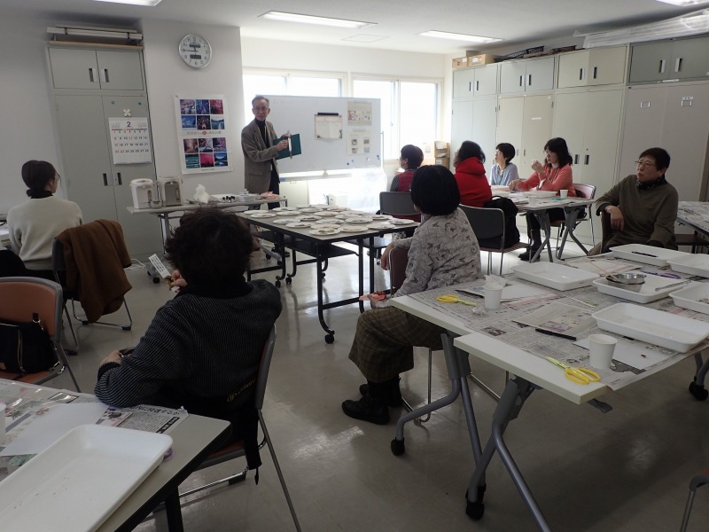 プランツネーム作りのようす