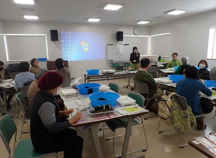 種まき講習会2回目の様子