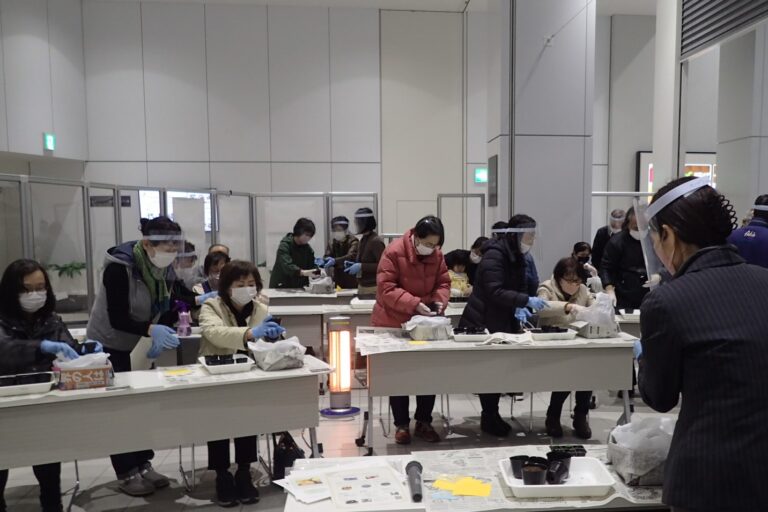 種まき育苗講習会のようす