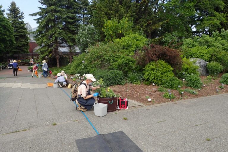 通路のコンテナ