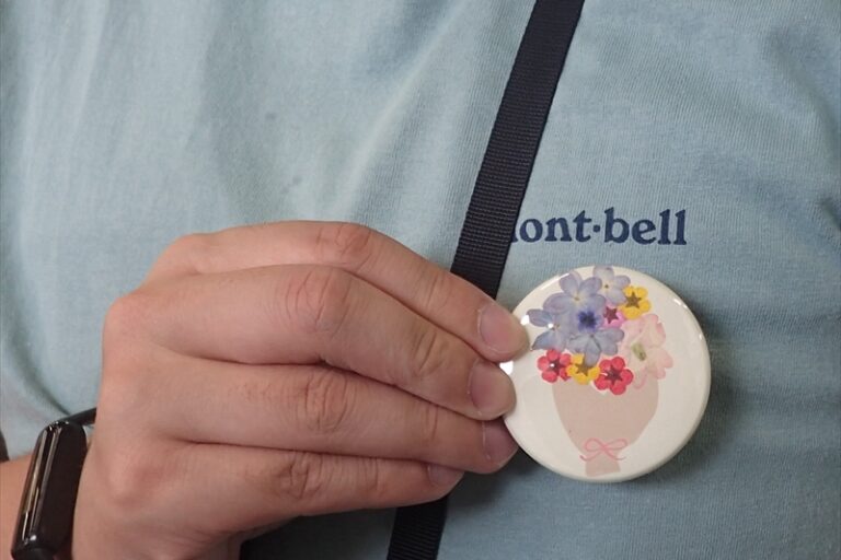 参加者の作った缶バッジ