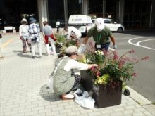 補植しているところ