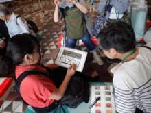 補植苗の検討をしているところ