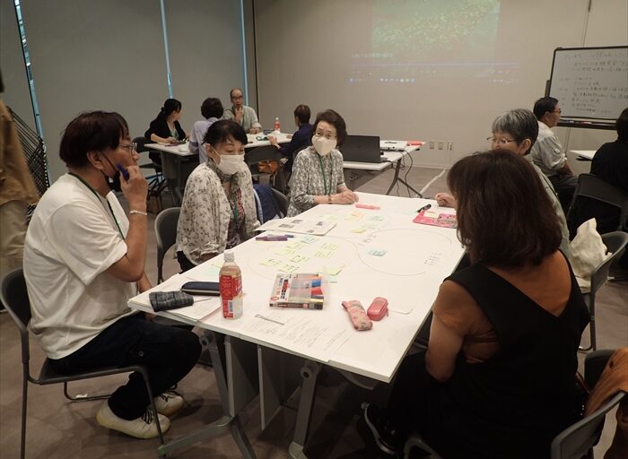 グループに分かれての話し合い