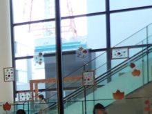 フレームと押し葉の装飾