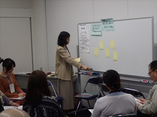 話し合いの進め方を共有しているところ