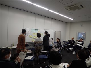 最終決定をしているところ