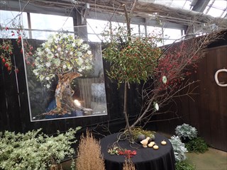 クリスマス展の様子