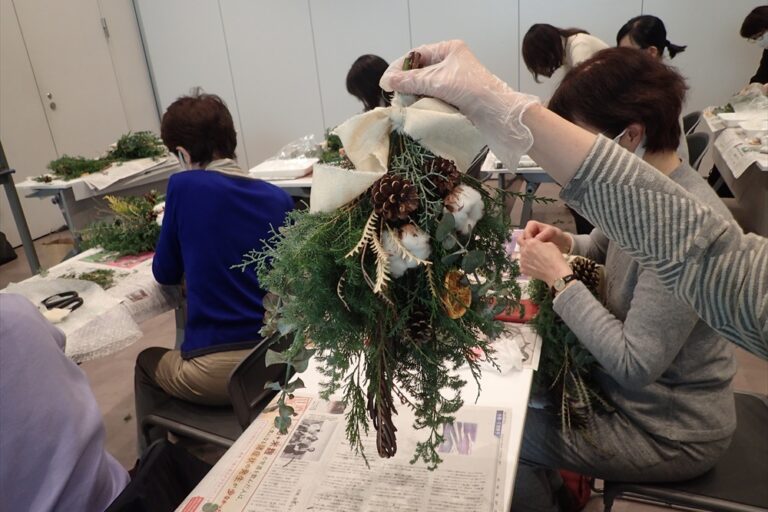 完成したスワッグ