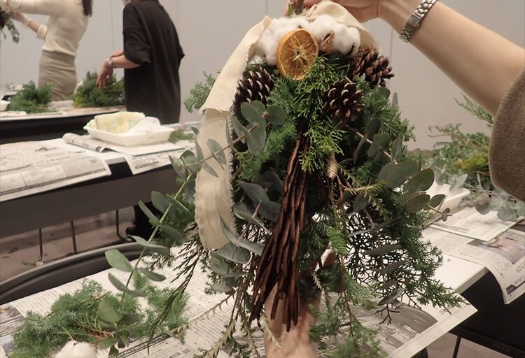 完成したスワッグ