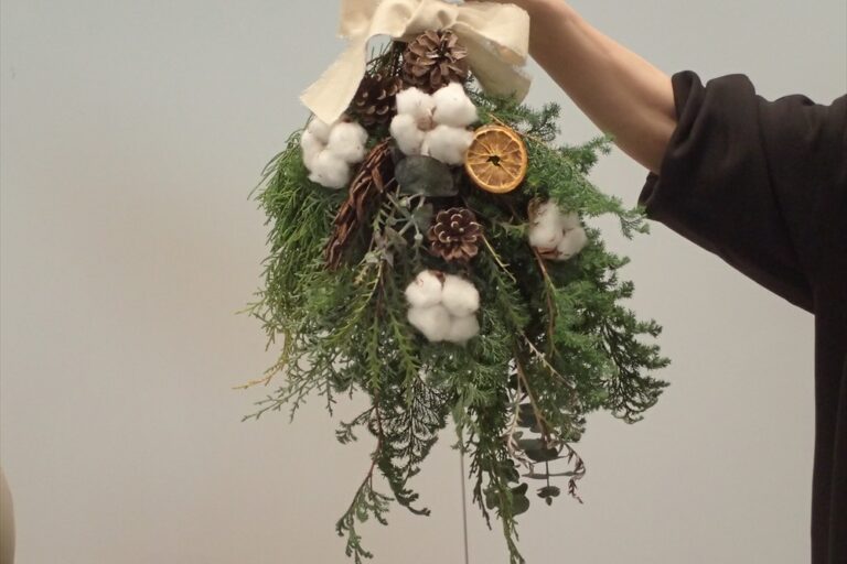 完成したスワッグ