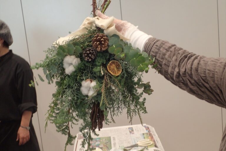 完成したスワッグ