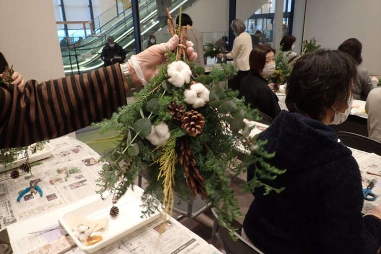 完成したスワッグ