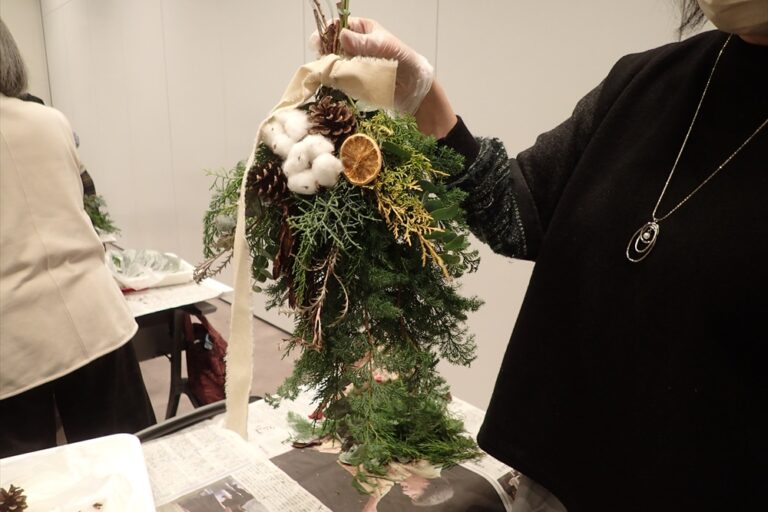 完成したスワッグ