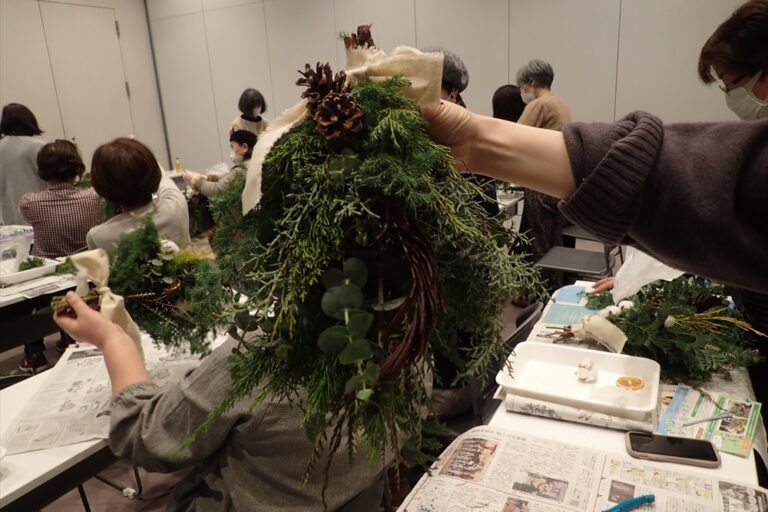 完成したスワッグ