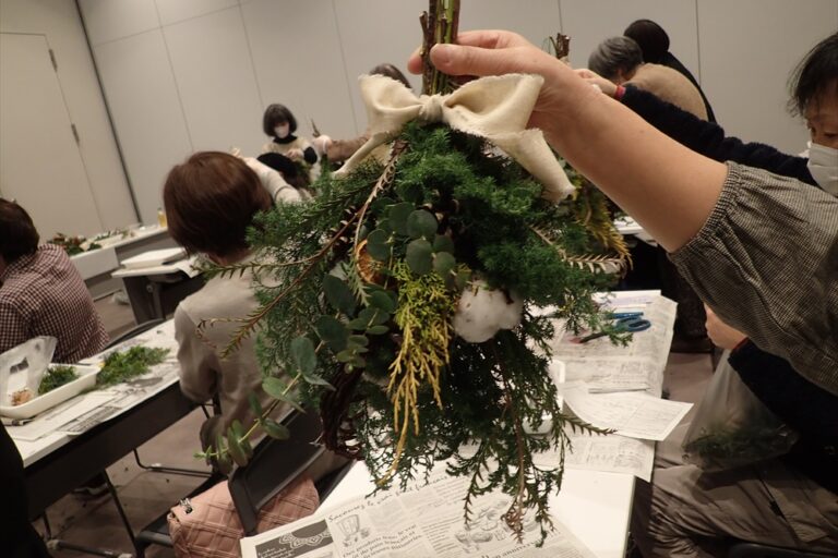 完成したスワッグ