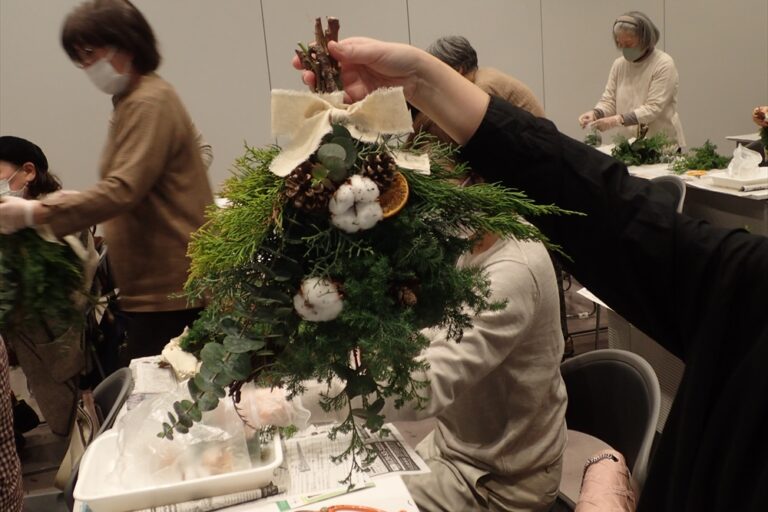 完成したスワッグ