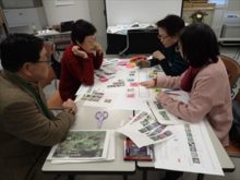 デザイン実習の様子