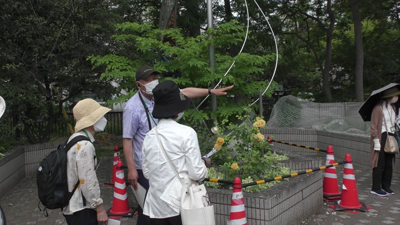 浅間さんの案内の様子