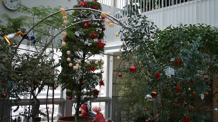 センター内の装飾