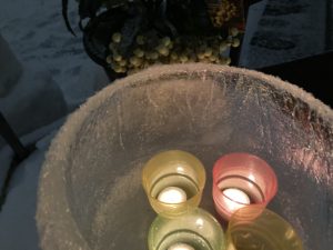 アイスキャンドルとろうそく