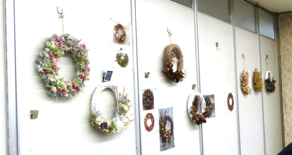リースの作成サンプルの写真