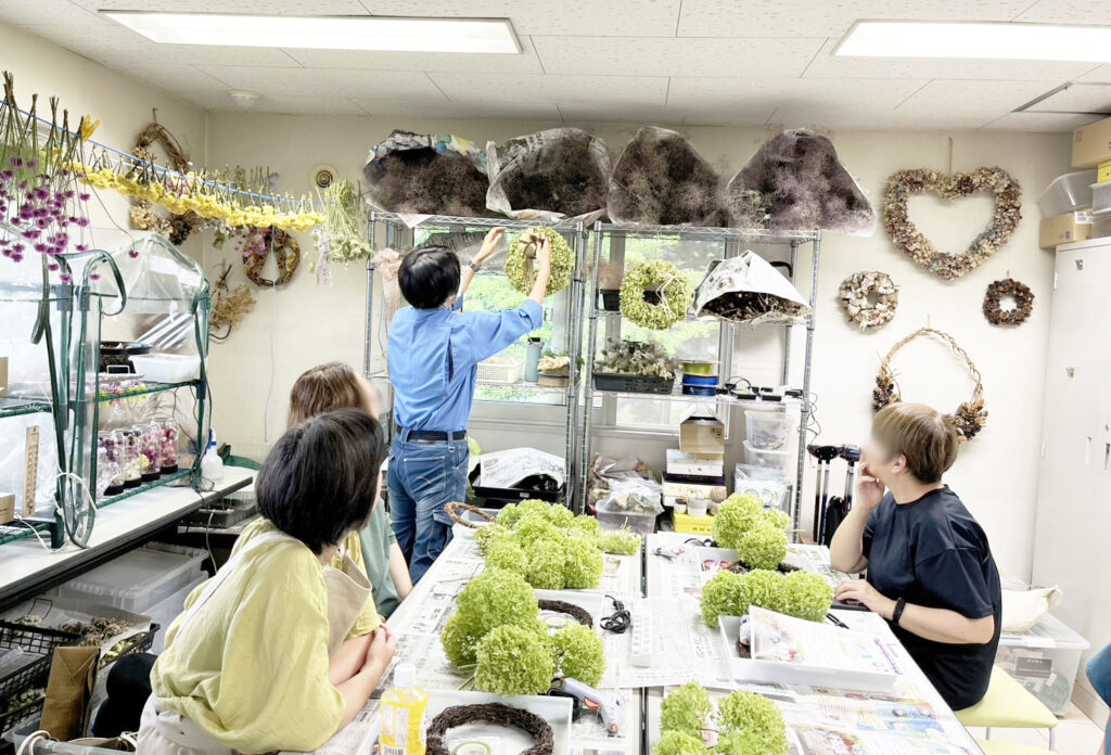 アナベルリース講習会の写真