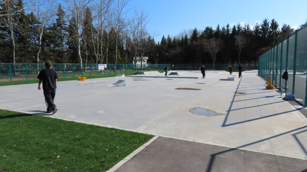 スケボーのエリアの写真