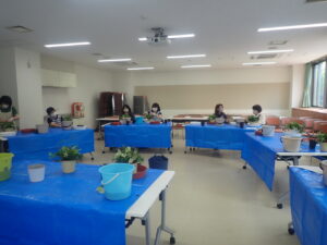 観葉植物寄せ植え講座4