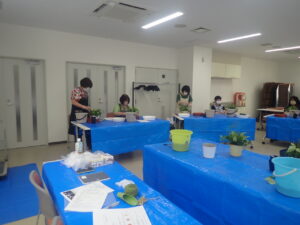 観葉植物寄せ植え講座5