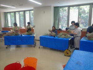 スモークツリーガーランド講座の様子3