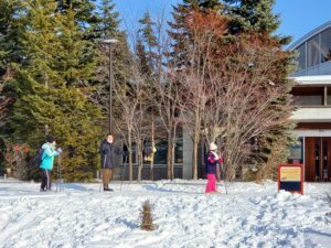 「歩くスキーコース開放＆用具の貸し出しについて」の画像