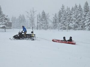 「川下公園ラフティングボート終了しました」の画像
