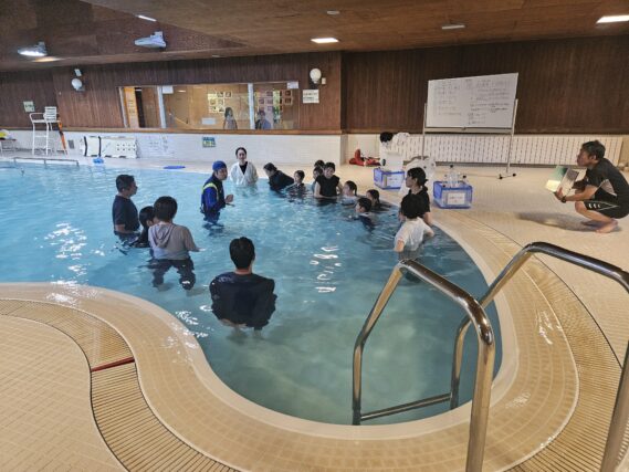 「着衣泳講習会が終了しました」の画像