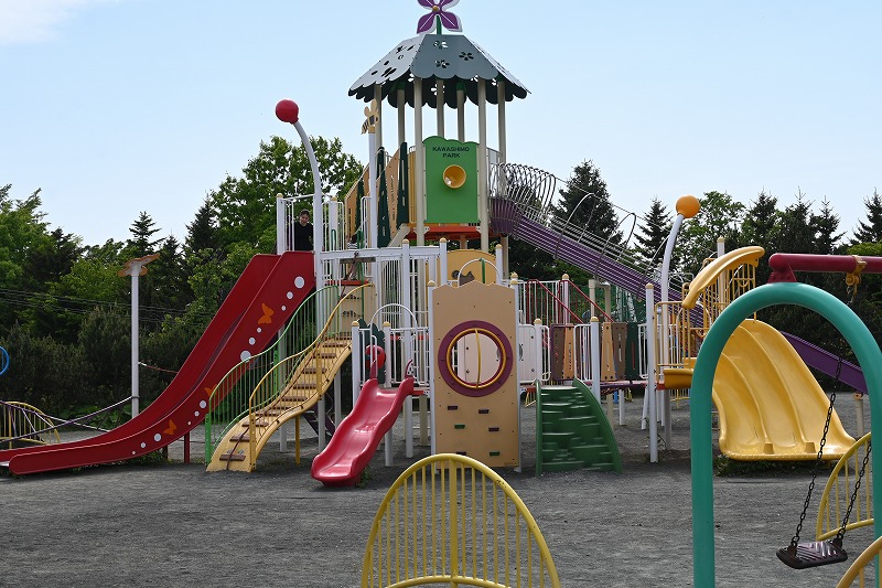 川下公園遊具の画像