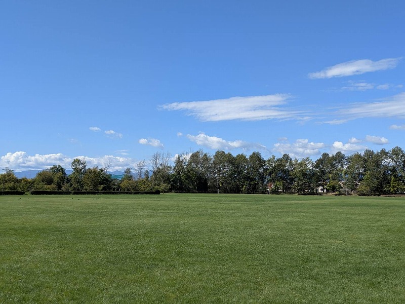 川下公園のフラットな景観画像