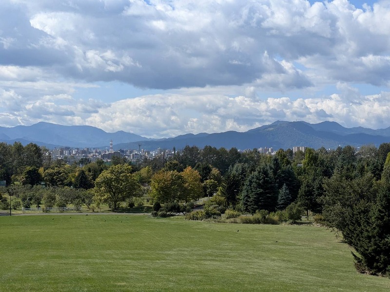 ふるさとの丘、すきー山から眺める札幌市画像