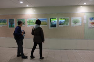 第54回緑の絵コンクール展示の様子