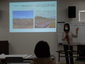 令和5年度 第1回目「公共花壇のデザイン」講師の土谷美紀さん