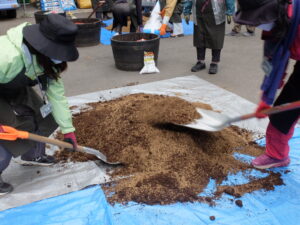 土づくりの様子